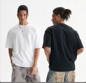 Camisetas de gran tamaño de algodón de estilo único con logotipo personalizado, camisetas en relieve SummerMen de corte perfecto OEM con logotipo y diseño personalizados - Product Image 6