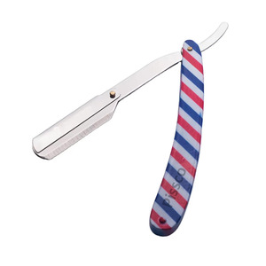 Navaja de Afeitar de Acero Inoxidable de Borde Recto Pissco de la Mejor Marca, Navaja de Afeitar Plegable de Borde Recto, Navajas de Afeitar Manuales para Barba - Product Image 1