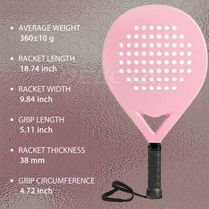 Raqueta de Pádel de Material Duradero Hecha en Pakistán, Venta Directa de Fábrica, Accesorios Deportivos - Product Image 3