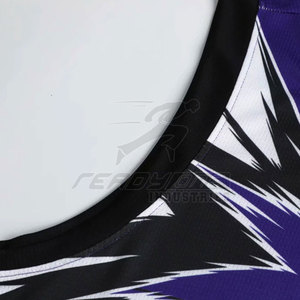 Uniformes de Baloncesto Personalizados Transpirables de Manga Corta para Verano, Uniformes de Baloncesto Unisex para Venta en Línea - Product Image 4