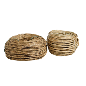 Corde en herbe de mer naturelle torsadée, matière première en herbe de mer 5 mm pour la fabrication de paniers et de meubles en DIY, vente directe de l'usine du Vietnam - Product Image 1