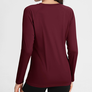 High quality Rash Vest <b>Long</b> <b>Sleeve</b> Compression <b>Shirt</b> for Women's <b>White</b> Color Rash Guard for Women's custom for OEM custom logo - Product Image 2