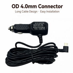 Caricabatterie per <span class=keywords><strong>Accendisigari</strong></span> 12V 24V a 5V 2A DC, Caricatore <span class=keywords><strong>USB</strong></span>, Inverter, Cavo di Prolunga per <span class=keywords><strong>Accendisigari</strong></span> Auto, Produttore di Caricatori - Product Image 3