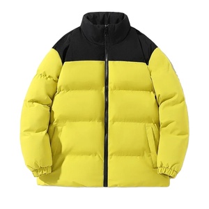 Elegante chaqueta acolchada de algodón de Invierno para mujer, nuevo cuello levantado, Parka de nieve, cinturón, bolsillo, abrigo grueso y cálido, estampado de punto - Product Image 1