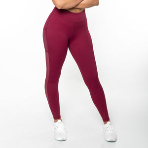 OEM Service Mesh Side Quick Dry Active Wear Yoga <b>Tights</b> Leggings For Women - Product Image 5