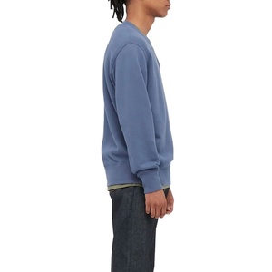 เสื้อสเวตเชิ้ตคอกลมผ้าฟลีซปักโลโก้ตามสั่งสำหรับผู้ชาย ผลิตจากผ้าฝ้ายผสมโพลีเอสเตอร์ เป็นมิตรต่อสิ่งแวดล้อม ทรงโอเวอร์ไซส์ ไซส์พลัส - Product Image 3