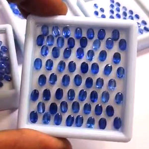 491ชิ้นของ kyanite สีฟ้าธรรมชาติ5x3มม. 6x4มม. 7x5มม. 290 CTS Lot iroc ขายคุณภาพสูงตัดเรา $290สำหรับทุกคน - Product Image 3