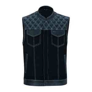 OEM personnalisé dernière vente chaude gilet en cuir véritable sans manches respirant et imperméable à l'eau à prix de gros en gros - Product Image 2