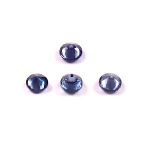 Saphir bleu clair cultivé en laboratoire, 3 mm, taillé en facettes, calibré, pierre précieuse en vrac certifiée, fournisseur en gros pour la fabrication de bijoux KKS - Product Image 3