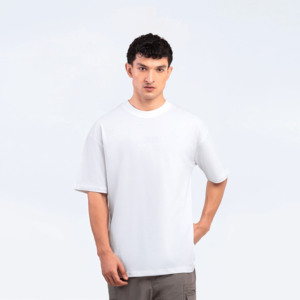 Camiseta extragrande de algodón 100% de peso pesado de verano para hombre, camiseta de secado rápido y transpirable con estilo de calle alta para hombre - Product Image 5