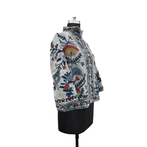 Veste Coton TNT SUZANI Broderie Manteau Femme Respirant Doublure Coton Motif Floral Casual Hiver - Product Image 2