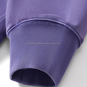 Sudaderas con Capucha de Alta Calidad, 100% Algodón Grueso, para Hombre, Bordado Personalizado, Impresión, Estilo Francés, Hombros Caídos, Lavado Vintage - Product Image 5