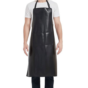 Heavy Duty Leather <b>Apron</b> <b>for</b> <b>Men</b> Workshop <b>BBQ</b> Cooking Adjustable Comfortable Fit - Product Image 1