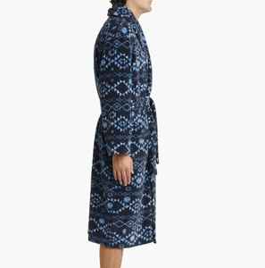 Bata de Seda Satén al por Mayor para Hombre, Diseño Personalizado con Logotipo Estampado, Ropa de Dormir para Hombre, Transpirable y Cómoda, Todas las Tallas - Product Image 3