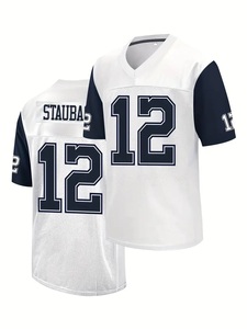 Camiseta de fútbol americano ligera personalizada hecha en poliéster, uniforme de fútbol americano - Product Image 5