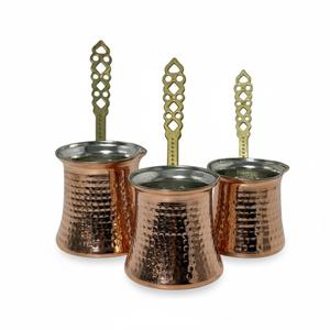 Copper Classic 3-Piece Coffee <b>Pot</b> <b>Set</b> Oriental Handgrip Handle for <b>Tea</b> Milk Drinkware Composed Ceramic Plastic Glass Metal - Product Image 2