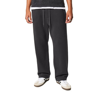 กางเกงสเวตเตอร์สำหรับผู้ชายกางเกงวิ่งจ๊อกเกอร์ลำลองผ้า100% เอวยางยืดแห้งเร็วระบายอากาศได้ดี - Product Image 2