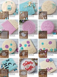 Sello en relieve para el día de la madre, sello de Fondant para decoración de pasteles, suministros, estampado DYO - Product Image 4