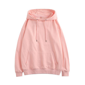 Top vente femmes surdimensionné à séchage rapide pull respirant léger à capuche Streetwear goutte épaule Logo personnalisé pour l'hiver - Product Image 3