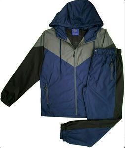 Ensemble de survêtement unisexe léger imprimé personnalisé, coupe-vent, short de sport vintage pour hommes - Product Image 2