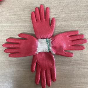 Gants de travail de sécurité enduits de caoutchouc vietnamien Anti-Cut Anti-Slip Latex Semi-Coating Coton réutilisable pour la protection des mains - Product Image 1