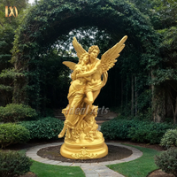 Statue de David en fibre de verre grandeur nature Ideal Arts Sculpture masculine en résine personnalisée pour la décoration d'art moderne de la maison et du jardin