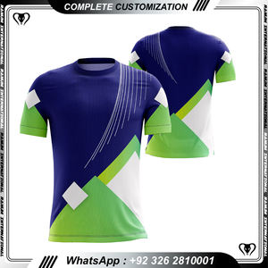 Venta al por mayor de camisetas de fútbol personalizado desgaste de fútbol azul y blanco conjuntos de camisetas de fútbol de secado rápido Jersey de fútbol - Product Image 3