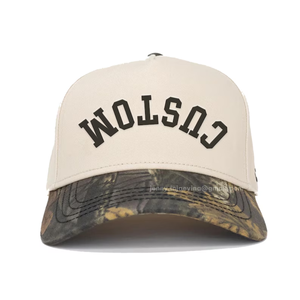OEM ODM Vietnam fábrica personalizada de moda 5 paneles estructurado sombrero de béisbol personalizado bordado Logo sombreros Unisex al aire libre - Product Image 2