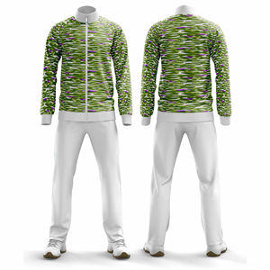 Ensemble de survêtement de jogging de qualité supérieure avec fermeture éclair, veste et pantalon, pour hommes, femmes, jeunes, vêtements d'équipe, entraînement, survêtement de sport pour hommes - Product Image 3