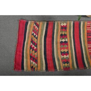 Alfombra turca Vintage roja tradicional 3X9.2ft lana área grande sala de estar alfombra nuevo rectángulo Patchwork pasillo 100% Set - Product Image 3