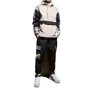 JAYCAN SPORTS Fabricant de jogging personnalisé 2 pièces printemps blanc sport hommes survêtements ensemble hommes sweats à capuche survêtements - Product Image 4