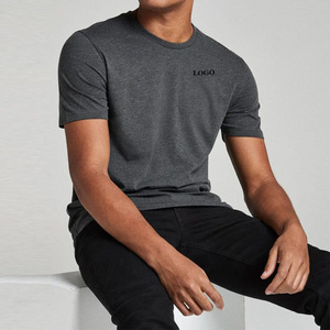 Camiseta de Manga Corta 100% Algodón para Hombre, Impresión de Logotipo Personalizado, Camiseta Informal de Verano, Alta Calidad, Venta al Por Mayor - Product Image 2