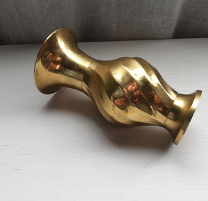 Vases à fleurs de sol de grande taille, design luxueux artisanal, supports en métal, vase à fleurs antique en laiton doré, pot à fleurs et vase de mariage haut - Product Image 6