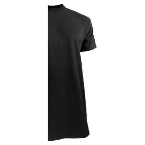 เสื้อยืดลำลองผู้ชายไซส์ใหญ่ คุณภาพสูง ปรับแต่งโลโก้ได้ ผ้าเปล่า สีดำ เป็นมิตรกับสิ่งแวดล้อม 220gsm 100% ผ้าฝ้ายออร์แกนิค - Product Image 5