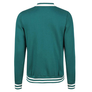 Veste de baseball varsity pour homme de bonne qualité, légère, à séchage rapide, grande taille, imprimée, avec des patchs brodés et un style boutonné - Product Image 2