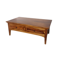 Table basse et thé en bois massif de haute qualité pour meubles de maison élégants/salon/ensemble de canapé
