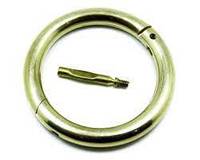 Cincin Hidung Sapi NVC Self-Piercing Brass Bull Nose Ring Break-off Screw 3" X 5/16" 3/8" Model 1-230-03 Alat Kedokteran Hewan untuk Sapi/Ternak