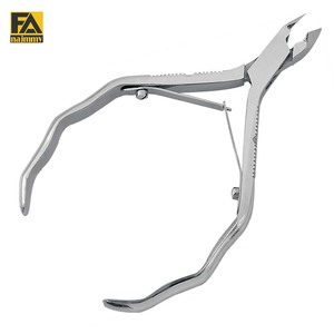 Pince à ongles à cuticules de meilleure qualité Poignée en zigzag Double ressort Finition polonaise Acier inoxydable Produits les plus vendus - Product Image 1