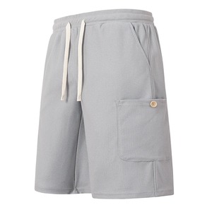 New Arrival <b>Mens</b> Mesh <b>Shorts</b> 100% Cotton Solid Pattern Hip Hop Versatile <b>Knee</b> <b>Length</b> Urban Trend for Spring Summer Casual Wear - Product Image 5