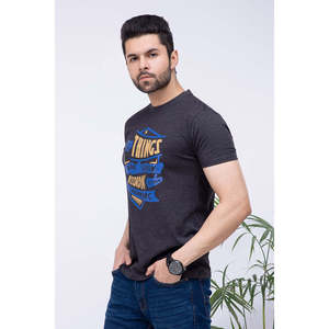 Cecil 100% Cotton Crewneck T-Shirt Oversize Jersey with 240g Breathable Anti-Wrinkle Loose Fit with Logo Pattern - Product Image 2