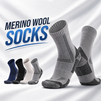 Chaussettes en laine de cachemire épaisses et chaudes, chaussettes de randonnée en laine mérinos pour hommes et femmes