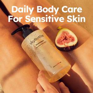 SKYBOTTLE Muhwagua perfumado Body Wash 300ml-Gel de ducha floral coreano para una piel suave hidratada y brillante - Product Image 3