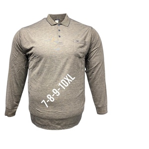 T-shirt à manches longues rayé pour homme, fabriqué en tissu doux et confortable, grande taille 7 8 9 10 XL 30/1, vêtements décontractés pour homme - Product Image 5