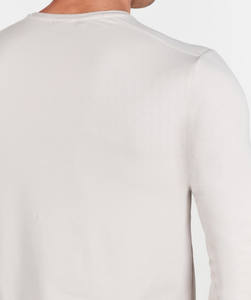 การออกแบบ OEM ที่กําหนดเองผู้ชายแขนยาวสตรีทฮิปฮอปเฮฟวี่เวท 160-200 GSM พิมพ์ผ้าฝ้ายย์เสื้อยืดสําหรับผู้ชาย - Product Image 5