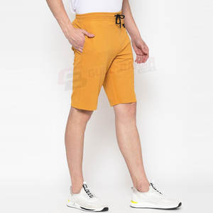 Short d'entraînement de gymnastique pour hommes, léger et personnalisé, dernière conception, tenue décontracté, méthode de tissage non tissé à motif solide, vente en gros - Product Image 2