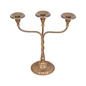 Bougeoir en métal de Style antique finition polie style intérieur haut de gamme de Noël de fête pour centres de table de mariage décor à la maison - Product Image 6