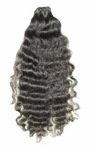 มัดผมมนุษย์ธรรมชาติอินเดียผมหยิกและผมตรงขนาด20-30นิ้วลูกไม้ HD - Product Image 5