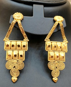 เครื่องประดับวินเทจคอลเลคชั่นกัลกัตตาเคลือบทอง 24 กะรัต - Product Image 3