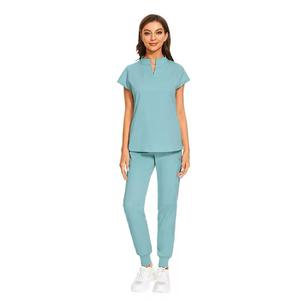 Uniformes de gommage médical femmes gommage infirmière uniforme haut pour l'hôpital Service OEM - Product Image 1