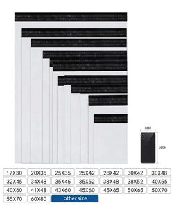 Bolsas de mensajería de polietileno recicladas ecológicas duraderas impermeables, folletos de correo urgente, envío postal, uso Industrial personalizable - Product Image 4